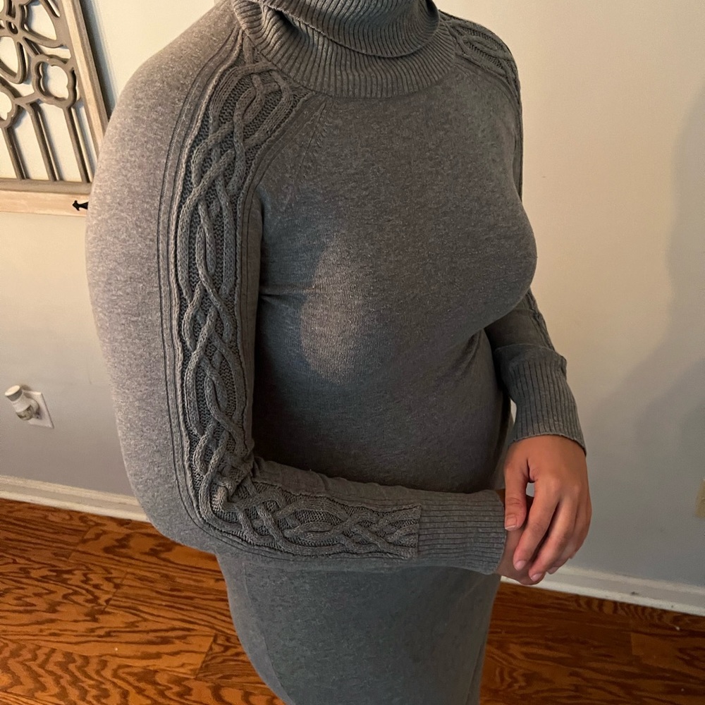 Victoria Secret Gray Sweater Dress M